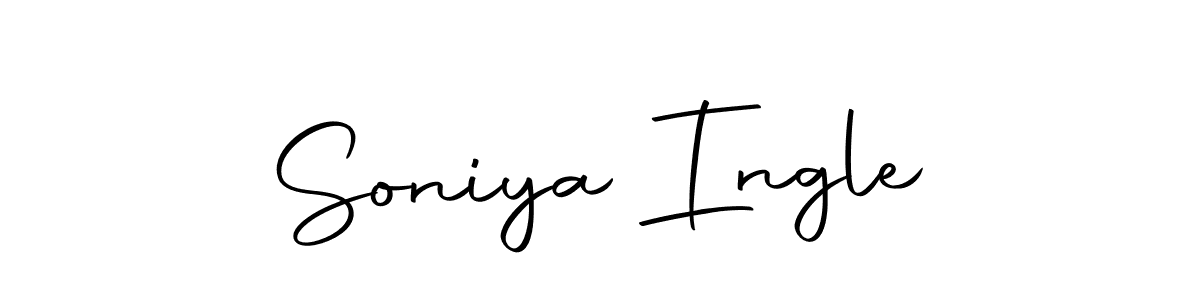 Make a beautiful signature design for name Soniya Ingle. With this signature (Autography-DOLnW) style, you can create a handwritten signature for free. Soniya Ingle signature style 10 images and pictures png