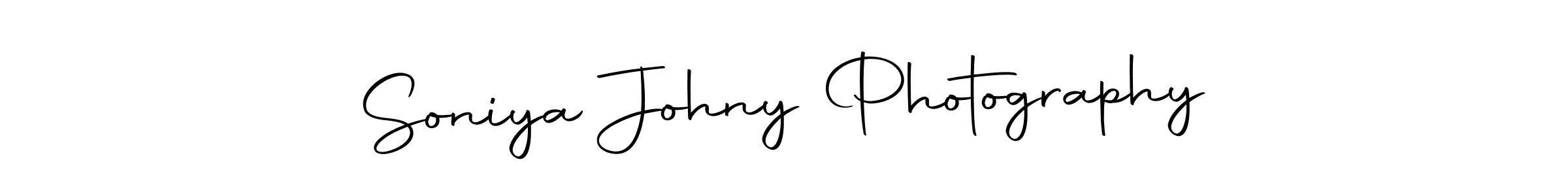 Make a beautiful signature design for name Soniya Johny Photography. With this signature (Autography-DOLnW) style, you can create a handwritten signature for free. Soniya Johny Photography signature style 10 images and pictures png
