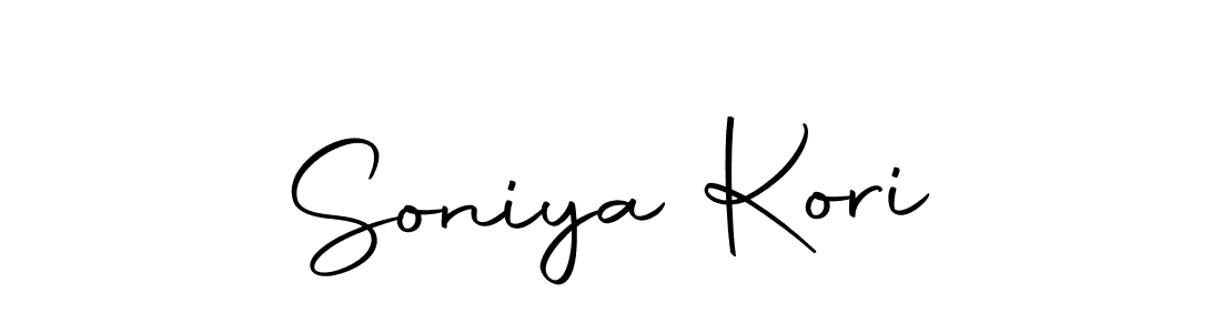 How to make Soniya Kori name signature. Use Autography-DOLnW style for creating short signs online. This is the latest handwritten sign. Soniya Kori signature style 10 images and pictures png