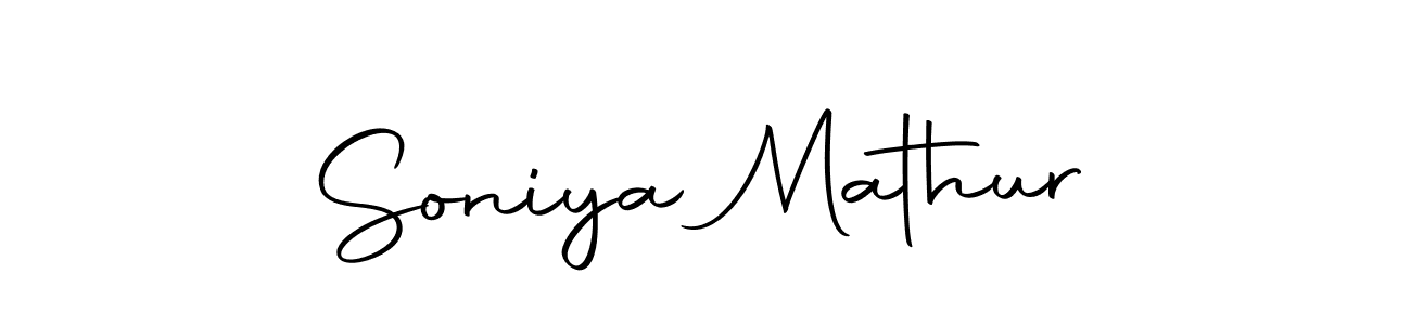 if you are searching for the best signature style for your name Soniya Mathur. so please give up your signature search. here we have designed multiple signature styles  using Autography-DOLnW. Soniya Mathur signature style 10 images and pictures png