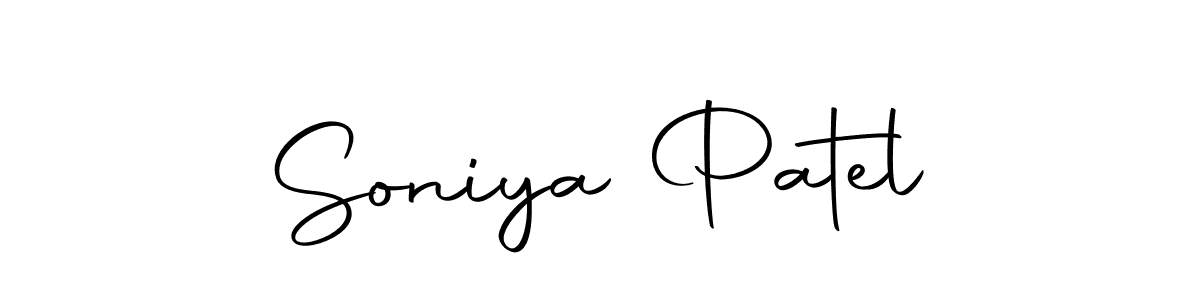Design your own signature with our free online signature maker. With this signature software, you can create a handwritten (Autography-DOLnW) signature for name Soniya Patel. Soniya Patel signature style 10 images and pictures png