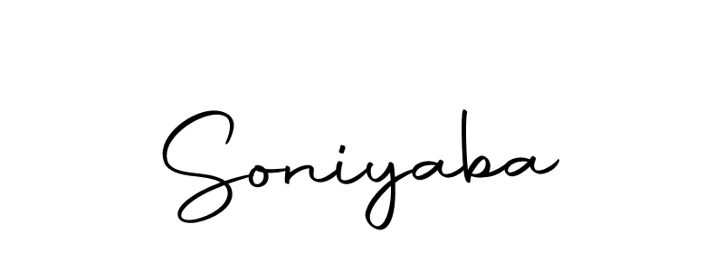 The best way (Autography-DOLnW) to make a short signature is to pick only two or three words in your name. The name Soniyaba include a total of six letters. For converting this name. Soniyaba signature style 10 images and pictures png