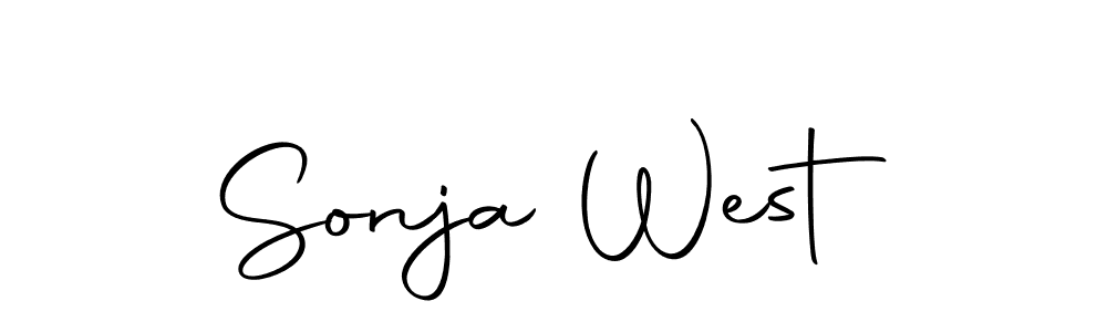 if you are searching for the best signature style for your name Sonja West. so please give up your signature search. here we have designed multiple signature styles  using Autography-DOLnW. Sonja West signature style 10 images and pictures png