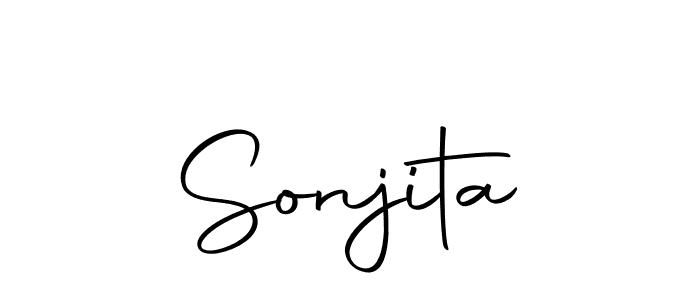 Here are the top 10 professional signature styles for the name Sonjita. These are the best autograph styles you can use for your name. Sonjita signature style 10 images and pictures png