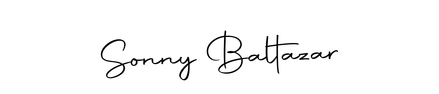 Make a beautiful signature design for name Sonny Baltazar. With this signature (Autography-DOLnW) style, you can create a handwritten signature for free. Sonny Baltazar signature style 10 images and pictures png