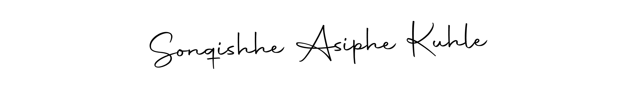 Once you've used our free online signature maker to create your best signature Autography-DOLnW style, it's time to enjoy all of the benefits that Sonqishhe Asiphe Kuhle name signing documents. Sonqishhe Asiphe Kuhle signature style 10 images and pictures png