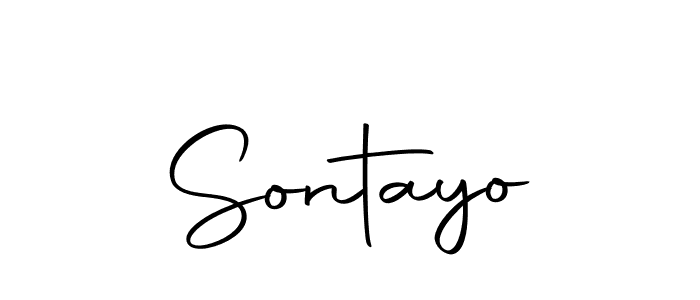 Make a beautiful signature design for name Sontayo. Use this online signature maker to create a handwritten signature for free. Sontayo signature style 10 images and pictures png