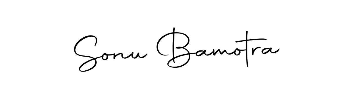 Make a beautiful signature design for name Sonu Bamotra. Use this online signature maker to create a handwritten signature for free. Sonu Bamotra signature style 10 images and pictures png