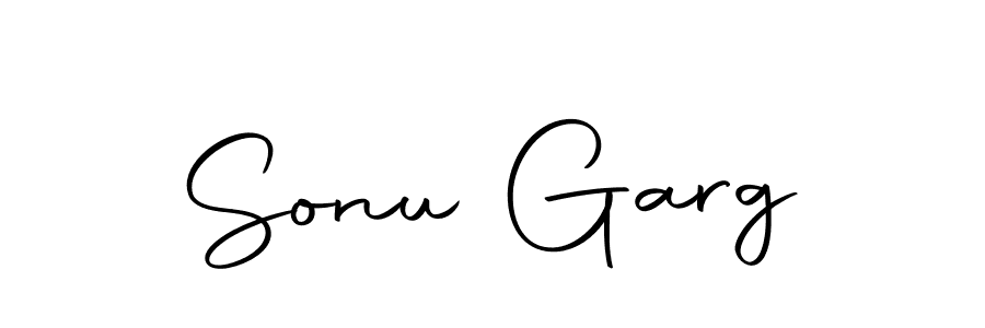 Create a beautiful signature design for name Sonu Garg. With this signature (Autography-DOLnW) fonts, you can make a handwritten signature for free. Sonu Garg signature style 10 images and pictures png