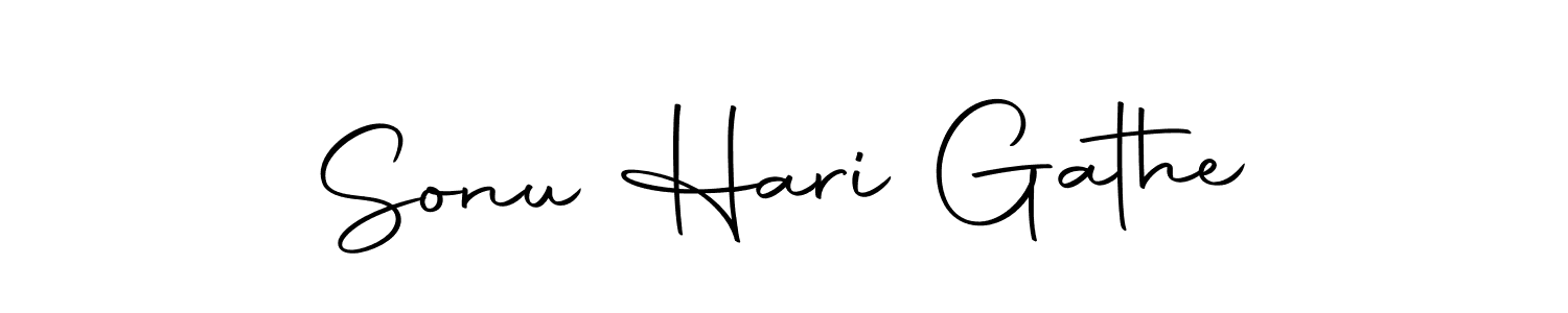 This is the best signature style for the Sonu Hari Gathe name. Also you like these signature font (Autography-DOLnW). Mix name signature. Sonu Hari Gathe signature style 10 images and pictures png