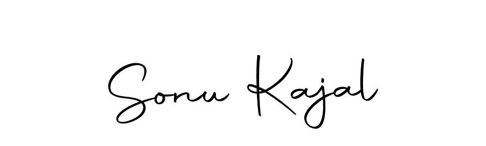 How to make Sonu Kajal name signature. Use Autography-DOLnW style for creating short signs online. This is the latest handwritten sign. Sonu Kajal signature style 10 images and pictures png