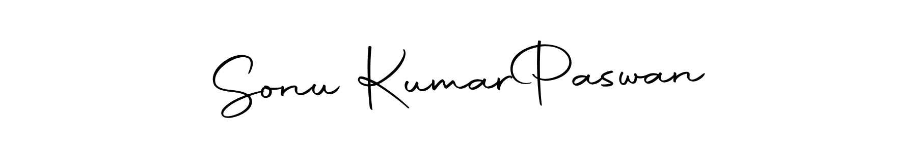 The best way (Autography-DOLnW) to make a short signature is to pick only two or three words in your name. The name Sonu Kumar  Paswan include a total of six letters. For converting this name. Sonu Kumar  Paswan signature style 10 images and pictures png