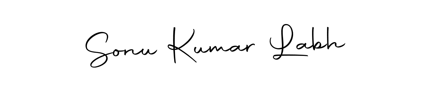 You should practise on your own different ways (Autography-DOLnW) to write your name (Sonu Kumar Labh) in signature. don't let someone else do it for you. Sonu Kumar Labh signature style 10 images and pictures png
