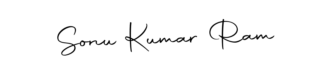 Design your own signature with our free online signature maker. With this signature software, you can create a handwritten (Autography-DOLnW) signature for name Sonu Kumar Ram. Sonu Kumar Ram signature style 10 images and pictures png