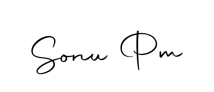 Use a signature maker to create a handwritten signature online. With this signature software, you can design (Autography-DOLnW) your own signature for name Sonu Pm. Sonu Pm signature style 10 images and pictures png