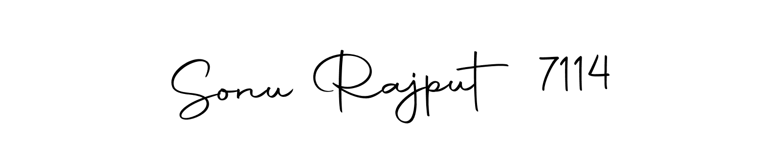 Make a beautiful signature design for name Sonu Rajput 7114. With this signature (Autography-DOLnW) style, you can create a handwritten signature for free. Sonu Rajput 7114 signature style 10 images and pictures png