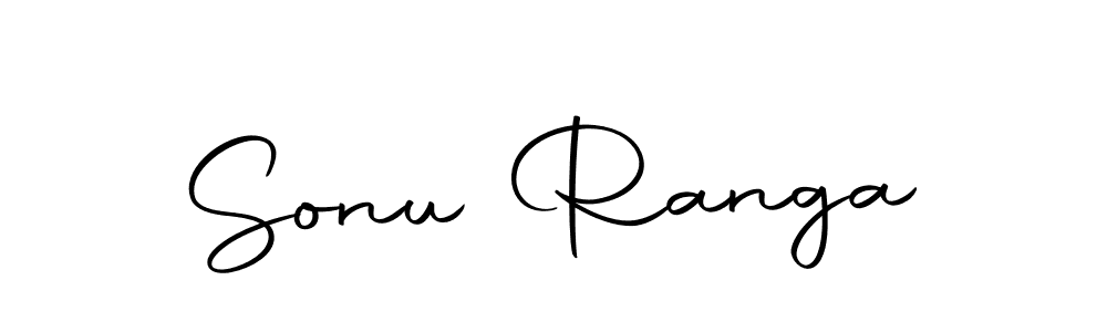 Use a signature maker to create a handwritten signature online. With this signature software, you can design (Autography-DOLnW) your own signature for name Sonu Ranga. Sonu Ranga signature style 10 images and pictures png