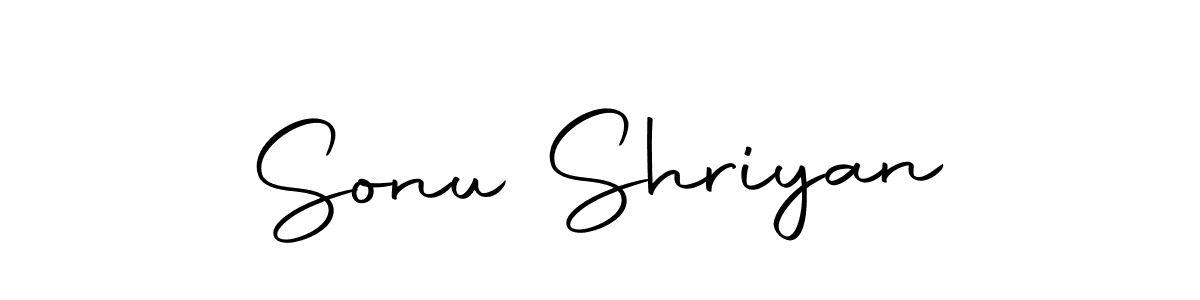 Design your own signature with our free online signature maker. With this signature software, you can create a handwritten (Autography-DOLnW) signature for name Sonu Shriyan. Sonu Shriyan signature style 10 images and pictures png