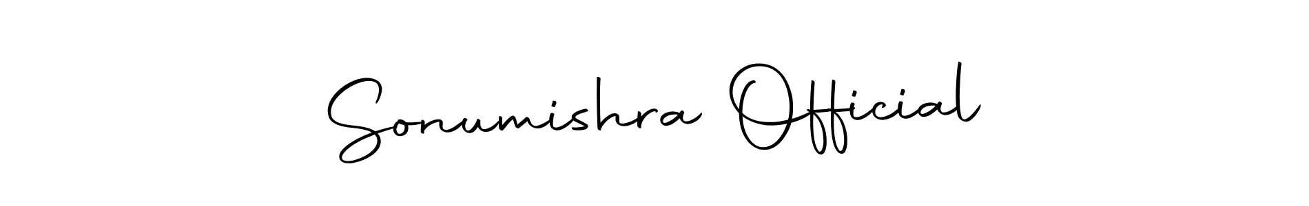 How to make Sonumishra Official name signature. Use Autography-DOLnW style for creating short signs online. This is the latest handwritten sign. Sonumishra Official signature style 10 images and pictures png