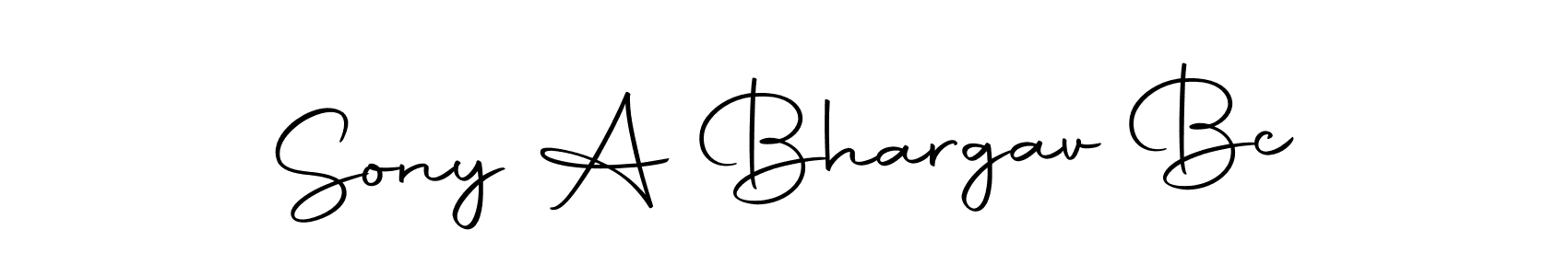 Similarly Autography-DOLnW is the best handwritten signature design. Signature creator online .You can use it as an online autograph creator for name Sony A Bhargav Bc. Sony A Bhargav Bc signature style 10 images and pictures png