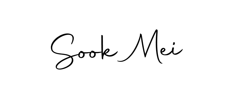 Autography-DOLnW is a professional signature style that is perfect for those who want to add a touch of class to their signature. It is also a great choice for those who want to make their signature more unique. Get Sook Mei name to fancy signature for free. Sook Mei signature style 10 images and pictures png