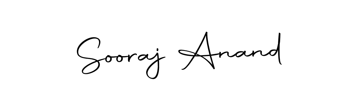 How to make Sooraj Anand signature? Autography-DOLnW is a professional autograph style. Create handwritten signature for Sooraj Anand name. Sooraj Anand signature style 10 images and pictures png