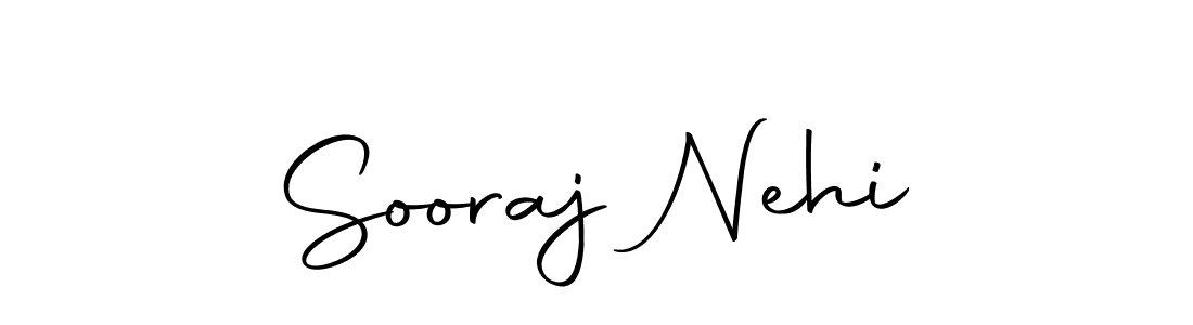 Design your own signature with our free online signature maker. With this signature software, you can create a handwritten (Autography-DOLnW) signature for name Sooraj Nehi. Sooraj Nehi signature style 10 images and pictures png
