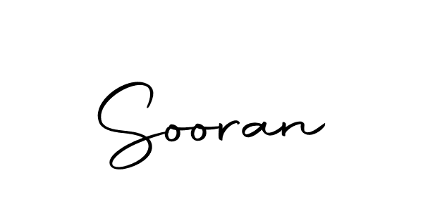 Design your own signature with our free online signature maker. With this signature software, you can create a handwritten (Autography-DOLnW) signature for name Sooran. Sooran signature style 10 images and pictures png