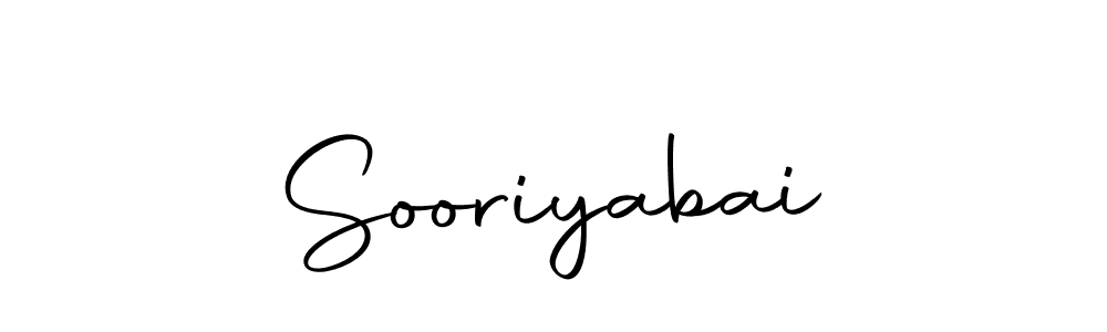 Create a beautiful signature design for name Sooriyabai. With this signature (Autography-DOLnW) fonts, you can make a handwritten signature for free. Sooriyabai signature style 10 images and pictures png