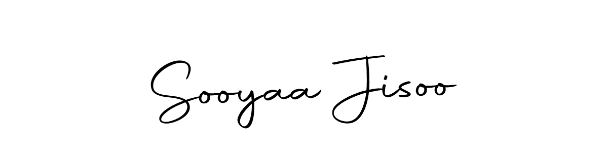 Create a beautiful signature design for name Sooyaa Jisoo. With this signature (Autography-DOLnW) fonts, you can make a handwritten signature for free. Sooyaa Jisoo signature style 10 images and pictures png