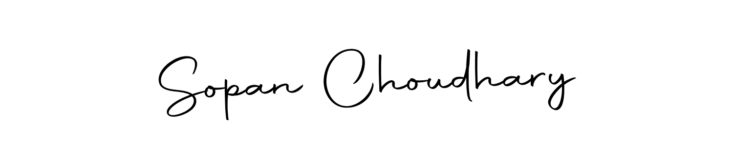 Design your own signature with our free online signature maker. With this signature software, you can create a handwritten (Autography-DOLnW) signature for name Sopan Choudhary. Sopan Choudhary signature style 10 images and pictures png