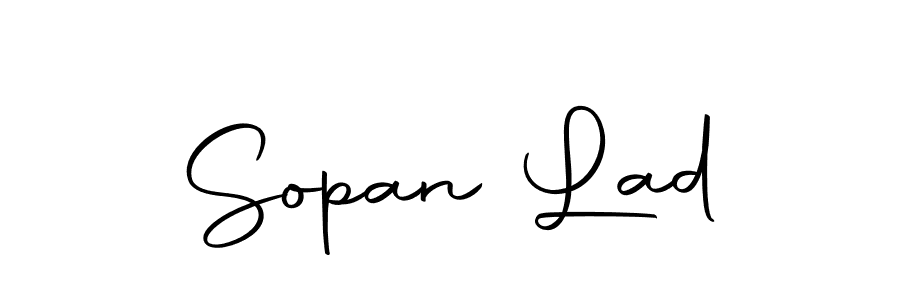 You should practise on your own different ways (Autography-DOLnW) to write your name (Sopan Lad) in signature. don't let someone else do it for you. Sopan Lad signature style 10 images and pictures png