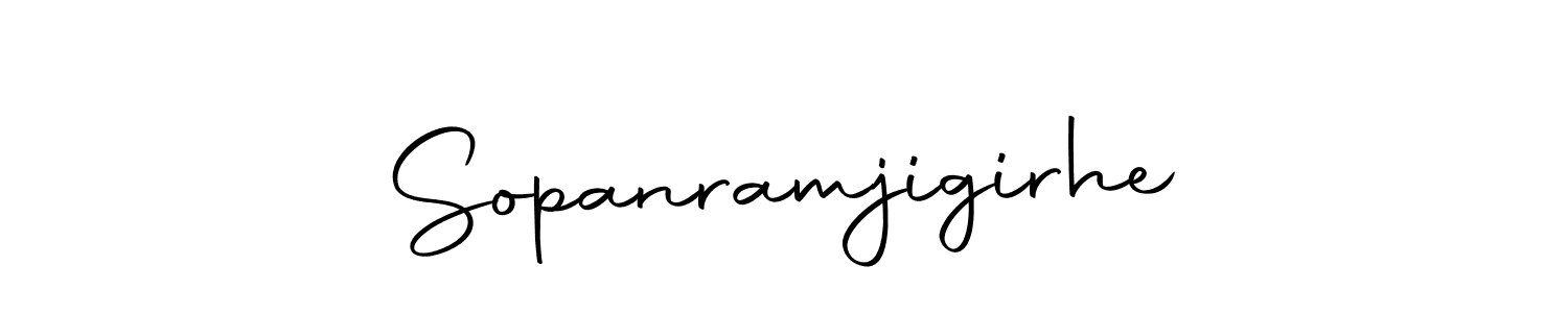 Use a signature maker to create a handwritten signature online. With this signature software, you can design (Autography-DOLnW) your own signature for name Sopanramjigirhe. Sopanramjigirhe signature style 10 images and pictures png