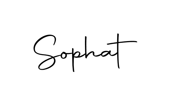 Create a beautiful signature design for name Sophat. With this signature (Autography-DOLnW) fonts, you can make a handwritten signature for free. Sophat signature style 10 images and pictures png