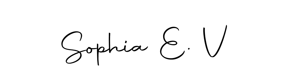 You should practise on your own different ways (Autography-DOLnW) to write your name (Sophia E. V) in signature. don't let someone else do it for you. Sophia E. V signature style 10 images and pictures png