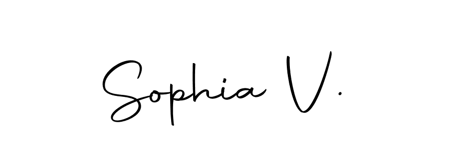 You can use this online signature creator to create a handwritten signature for the name Sophia V.. This is the best online autograph maker. Sophia V. signature style 10 images and pictures png
