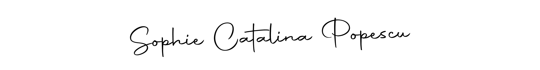 The best way (Autography-DOLnW) to make a short signature is to pick only two or three words in your name. The name Sophie Catalina Popescu include a total of six letters. For converting this name. Sophie Catalina Popescu signature style 10 images and pictures png