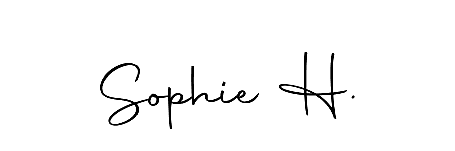 Autography-DOLnW is a professional signature style that is perfect for those who want to add a touch of class to their signature. It is also a great choice for those who want to make their signature more unique. Get Sophie H. name to fancy signature for free. Sophie H. signature style 10 images and pictures png