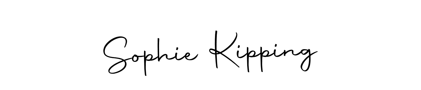 How to make Sophie Kipping name signature. Use Autography-DOLnW style for creating short signs online. This is the latest handwritten sign. Sophie Kipping signature style 10 images and pictures png