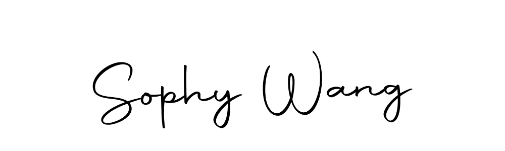 Also we have Sophy Wang name is the best signature style. Create professional handwritten signature collection using Autography-DOLnW autograph style. Sophy Wang signature style 10 images and pictures png