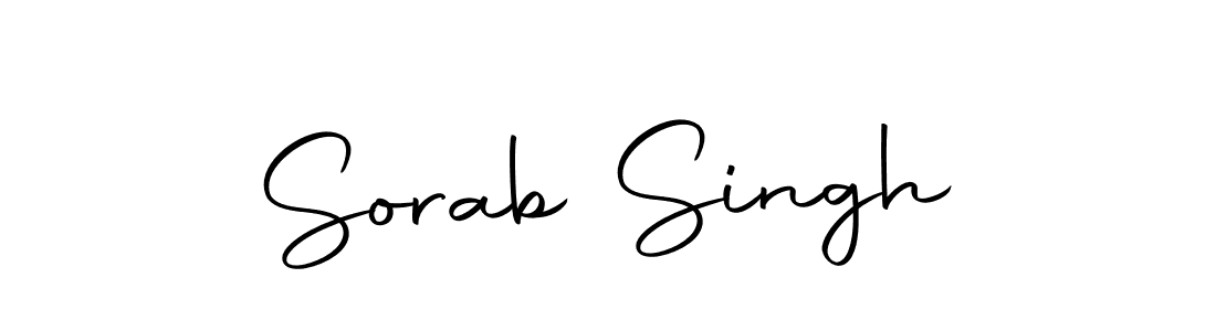 Make a beautiful signature design for name Sorab Singh. Use this online signature maker to create a handwritten signature for free. Sorab Singh signature style 10 images and pictures png