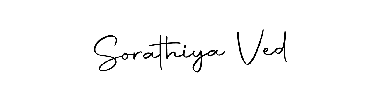 This is the best signature style for the Sorathiya Ved name. Also you like these signature font (Autography-DOLnW). Mix name signature. Sorathiya Ved signature style 10 images and pictures png