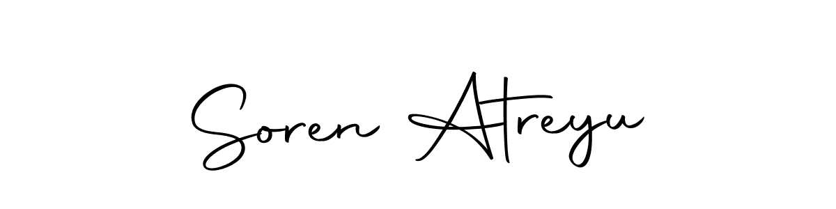 Autography-DOLnW is a professional signature style that is perfect for those who want to add a touch of class to their signature. It is also a great choice for those who want to make their signature more unique. Get Soren Atreyu name to fancy signature for free. Soren Atreyu signature style 10 images and pictures png