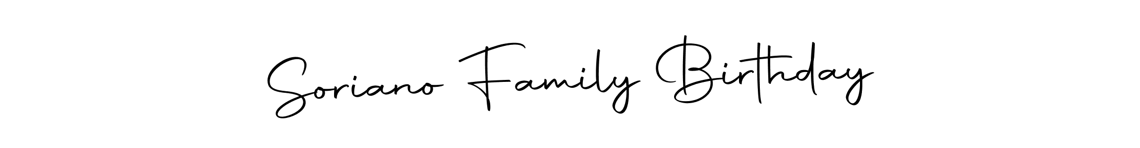 Here are the top 10 professional signature styles for the name Soriano Family Birthday. These are the best autograph styles you can use for your name. Soriano Family Birthday signature style 10 images and pictures png