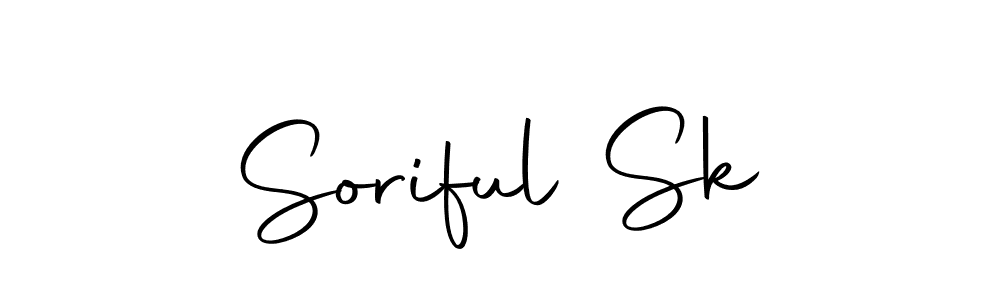 Create a beautiful signature design for name Soriful Sk. With this signature (Autography-DOLnW) fonts, you can make a handwritten signature for free. Soriful Sk signature style 10 images and pictures png