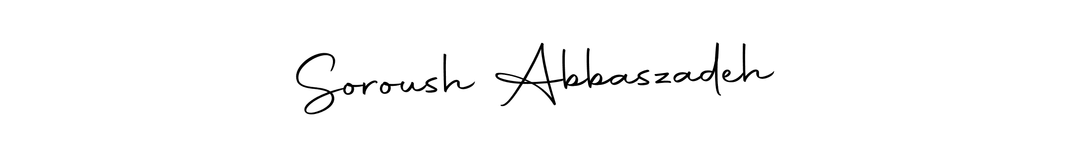 Once you've used our free online signature maker to create your best signature Autography-DOLnW style, it's time to enjoy all of the benefits that Soroush Abbaszadeh ツ name signing documents. Soroush Abbaszadeh ツ signature style 10 images and pictures png