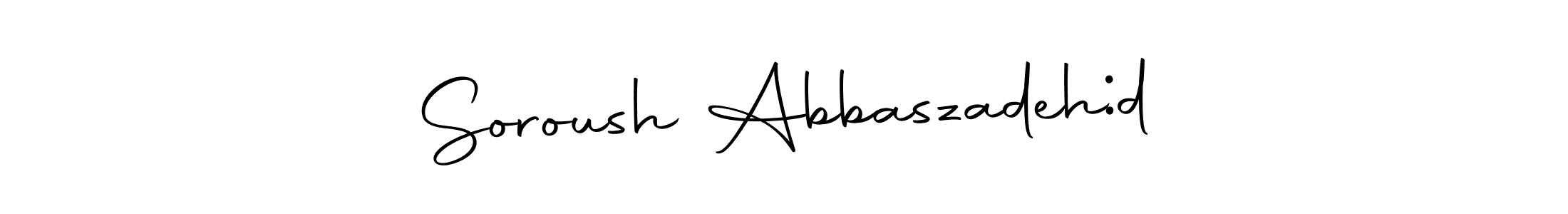 Make a beautiful signature design for name Soroush Abbaszadeh  :d. With this signature (Autography-DOLnW) style, you can create a handwritten signature for free. Soroush Abbaszadeh  :d signature style 10 images and pictures png