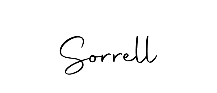 The best way (Autography-DOLnW) to make a short signature is to pick only two or three words in your name. The name Sorrell include a total of six letters. For converting this name. Sorrell signature style 10 images and pictures png