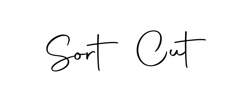 How to make Sort Cut signature? Autography-DOLnW is a professional autograph style. Create handwritten signature for Sort Cut name. Sort Cut signature style 10 images and pictures png