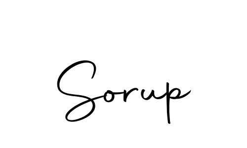 How to make Sorup signature? Autography-DOLnW is a professional autograph style. Create handwritten signature for Sorup name. Sorup signature style 10 images and pictures png